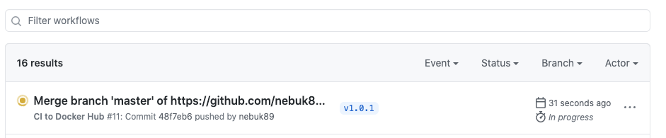 Github actions 6