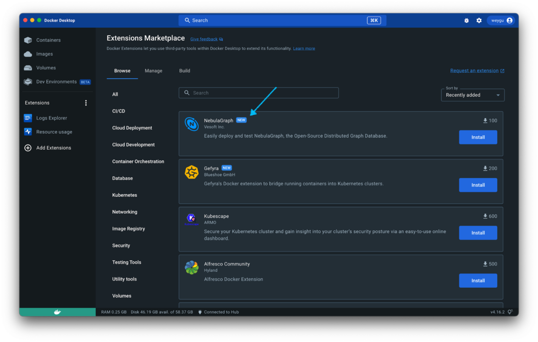 Nebulagraph extensions marketplace